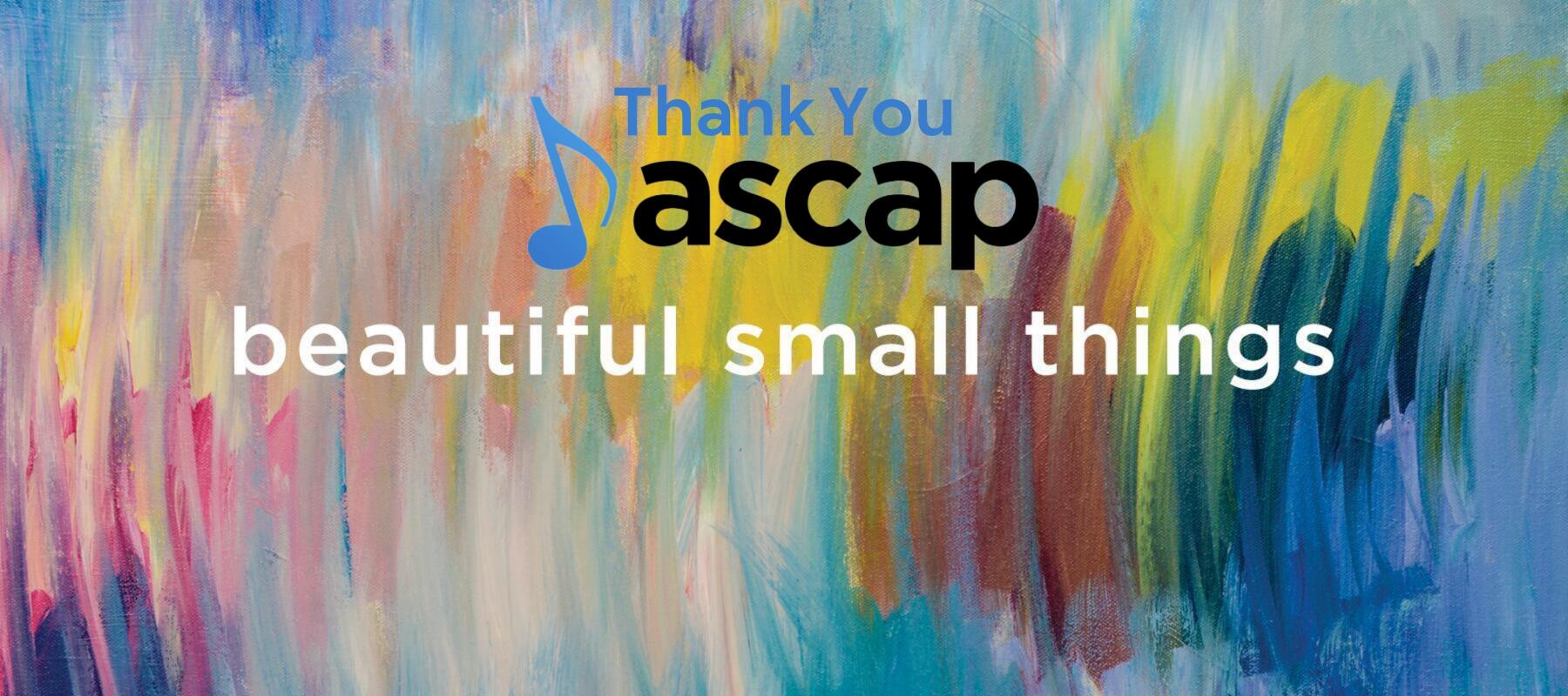 Thank you ASCAP!