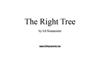 The Right Tree Score and Parts (downloadable)